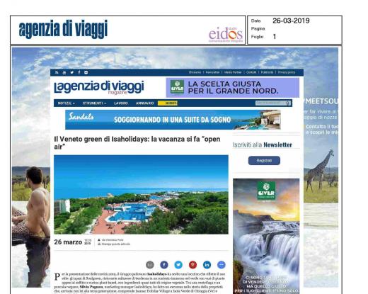 Travel magazine: nature, relaxation, and adventure in green Veneto.